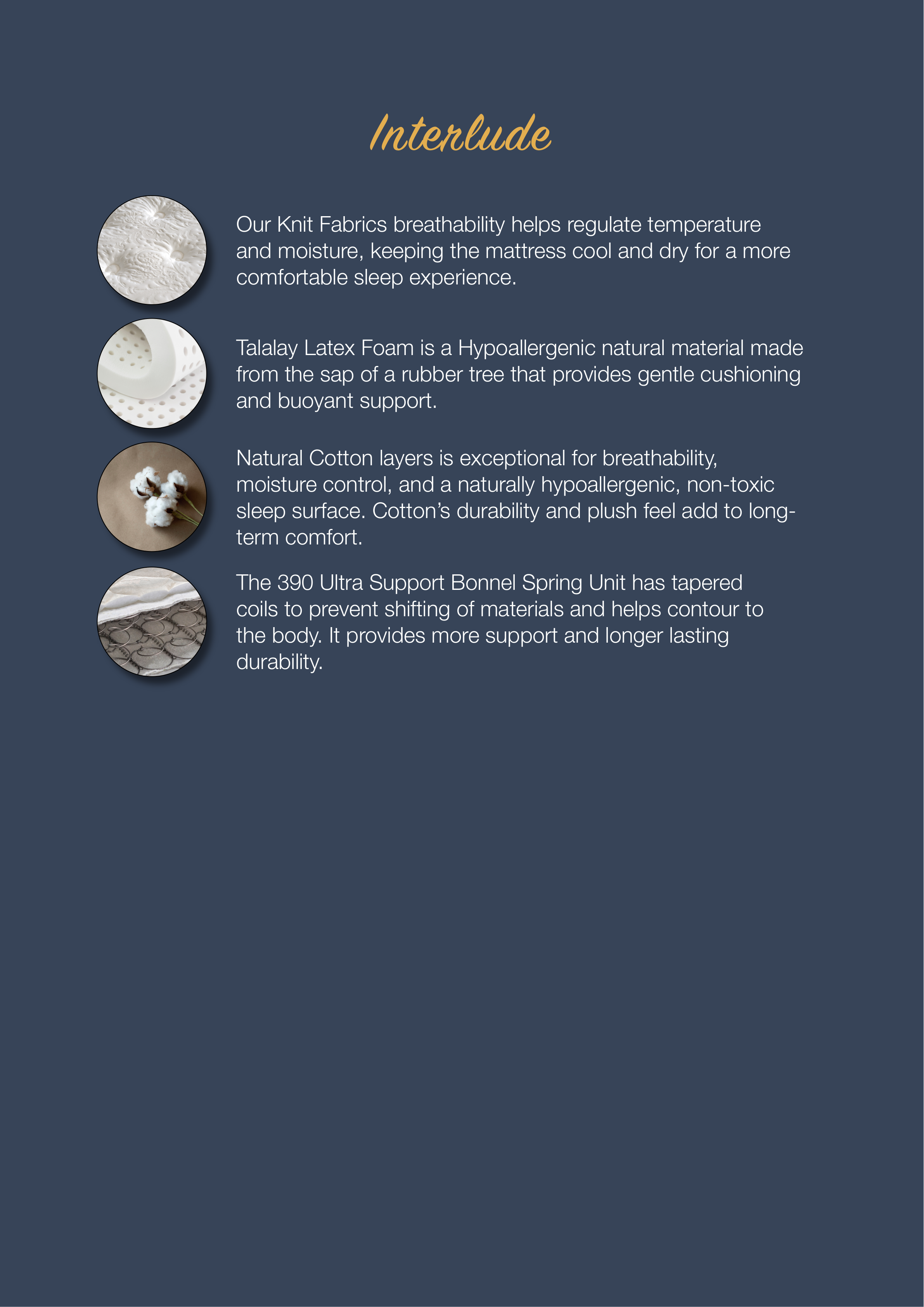 Interlude page for Newport Mattress Factory